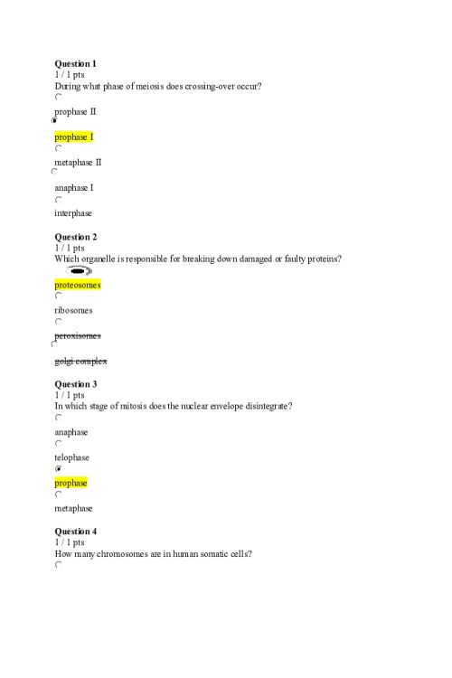 BIOS 251 Week 5 Exam 2 (Weeks 3 and 4)