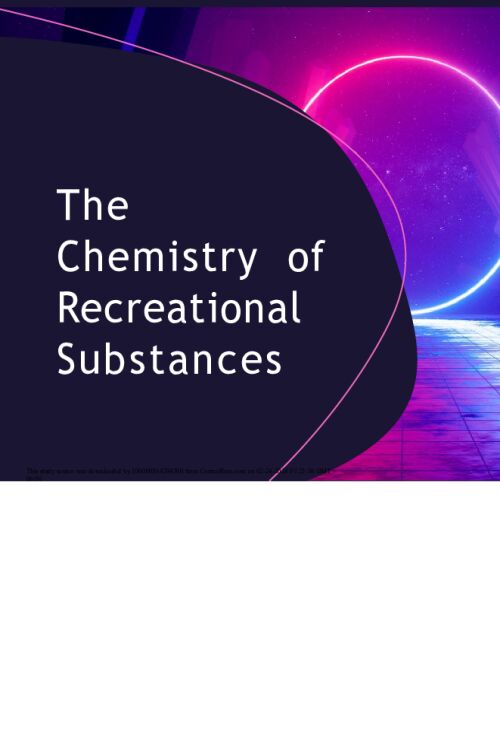 Chemistry of Recreational Substances - Fentanyl (C22 H28 N2 O)