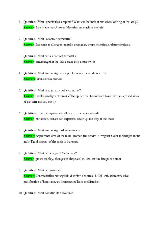 NR 283 Week 6 Exam 2