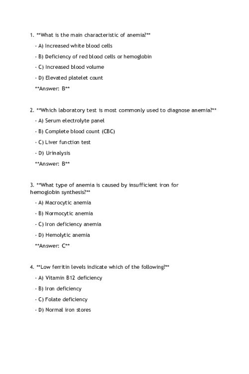 NR 507 Week 1 Edapt Practice Questions; Hypersensitivity, anemias, immunodeficiency.