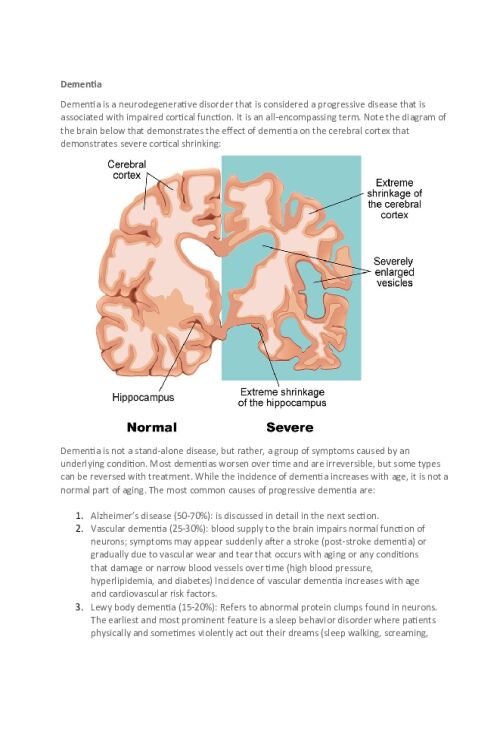 NR 507 Week 7 Assignment; CNS; Sensory and Motor Disorders