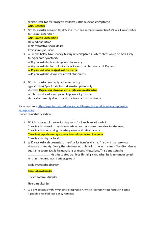 NR 547 Week 4 MIdterm Review