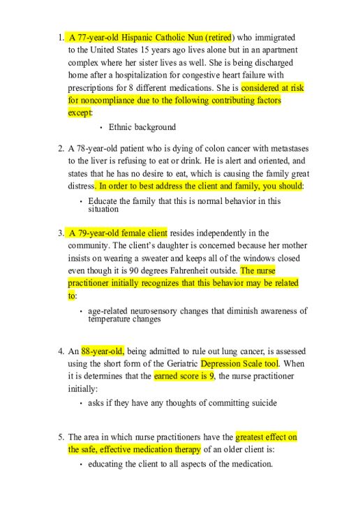 NR 548 Week 6 Exam 3 (35 Questions Exam)