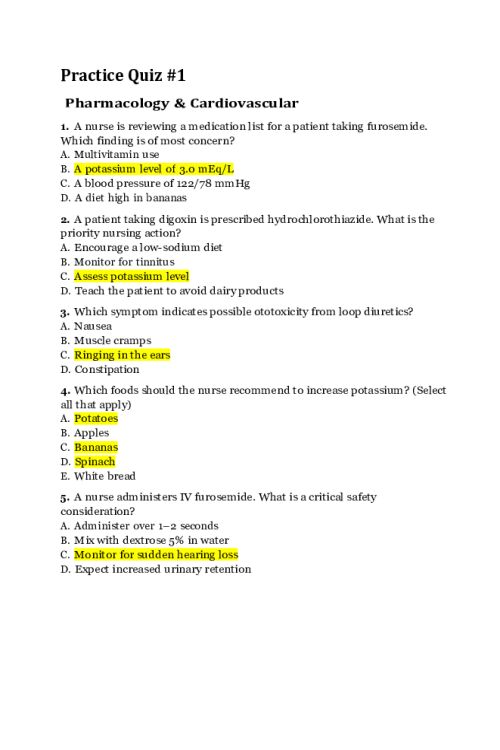 NR 565 Week 2 Quiz Practice Questions