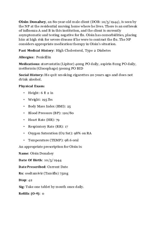 NR 566 Week 1 Collaboration Cafe; CPGs Related to Fungal and Viral Infections - Oisin Donahey