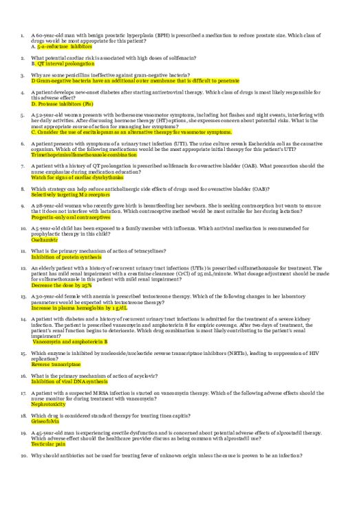 NR 566 Week 4 Midterm Exam - 100 Actual  Exam Questions-Answers