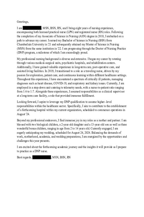 NR 706 Week 1 Discussion; Introduction