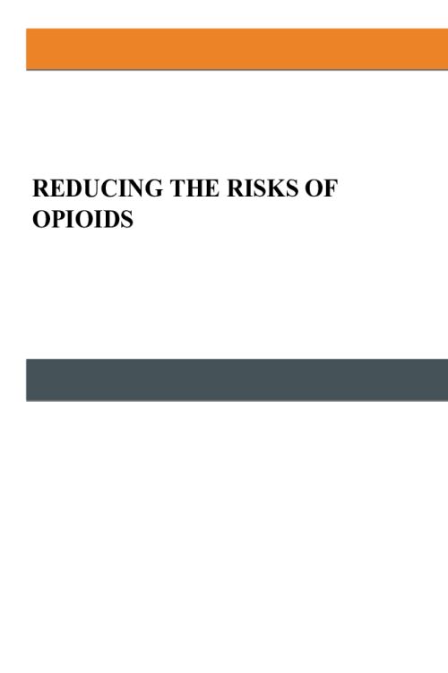 Psychotherapy for Trauma; Reducing the Risks of Opioids